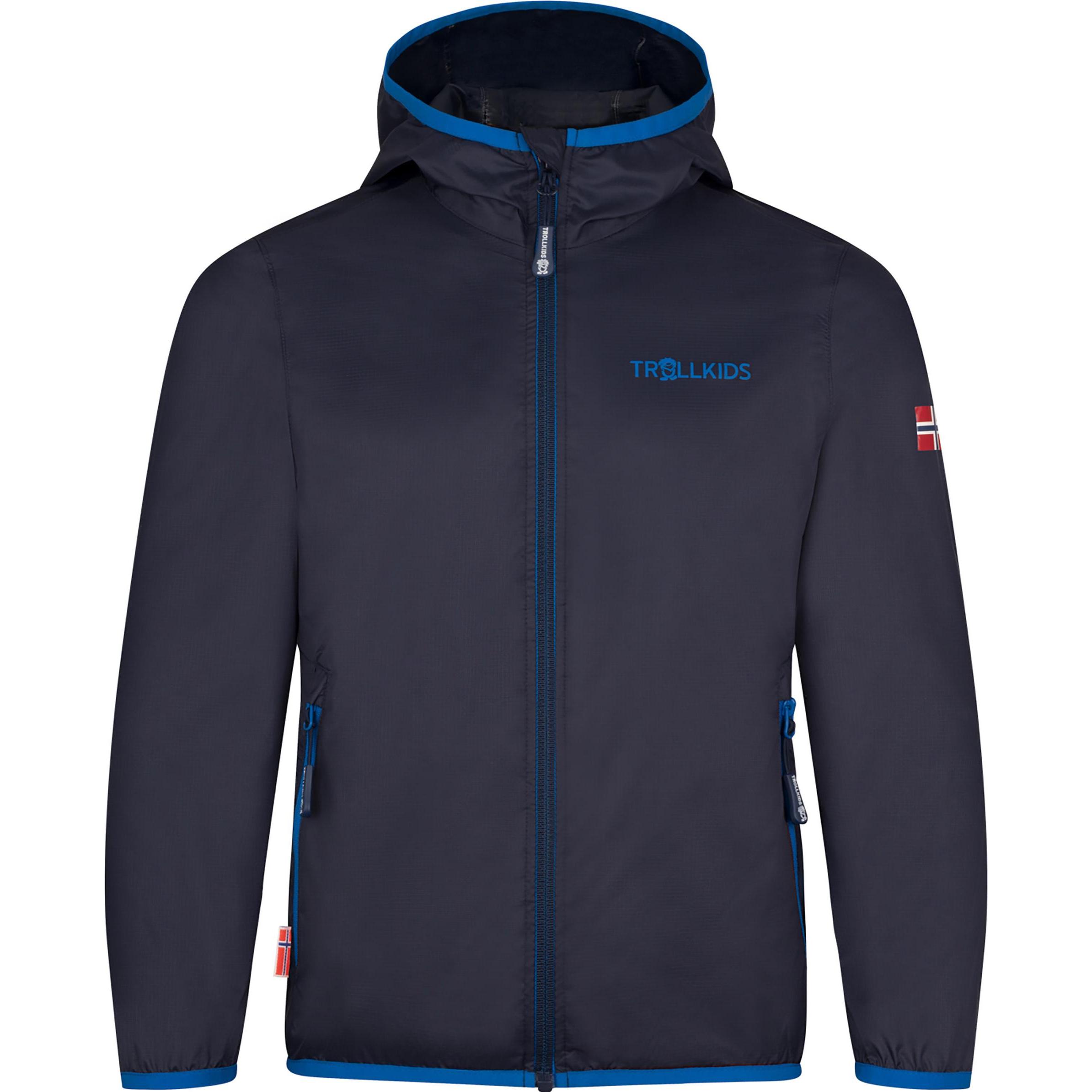 Trollkids, Jungen, Jacke, Kid's Trolltunga Jacket (116), Blau, 116
