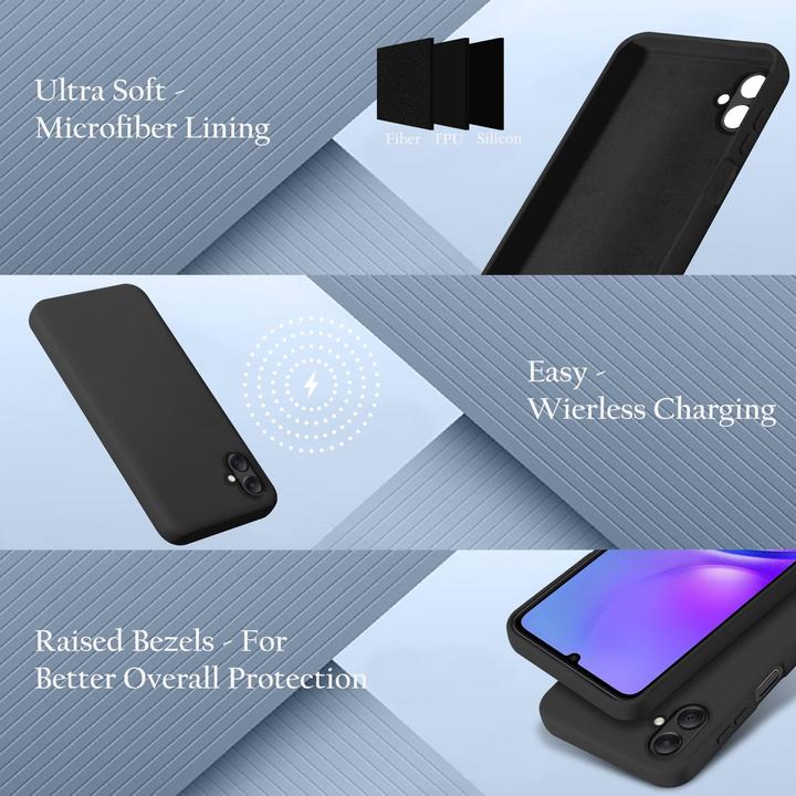 Image du produit Cadorabo Coque pour Samsung Galaxy A06 TPU Liquid Silicone Case (Samsung Galaxy A06)