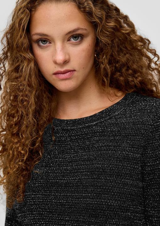 Actual product image s.Oliver Strickpullover Feinstrickpullover mit Glitzergarn (S)