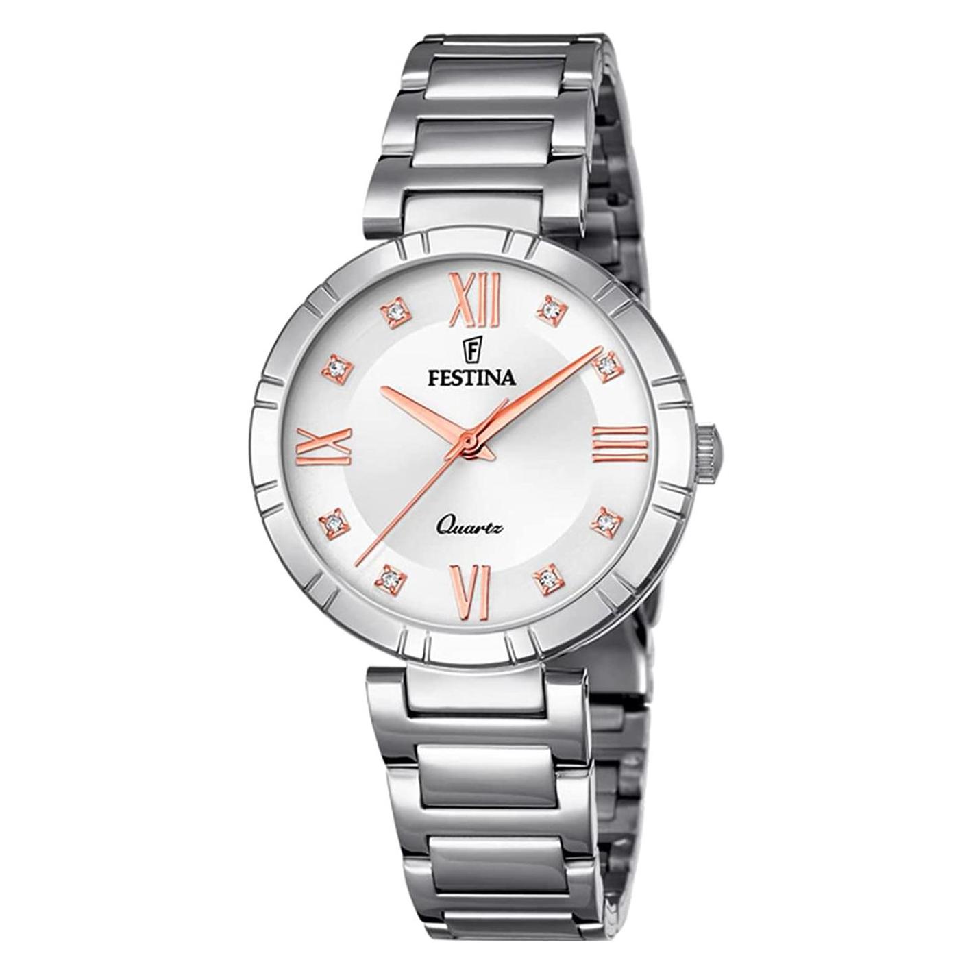 Festina, Horloge, Mademoiselle, Zilver, (Analoog Horloge, 33 mm)