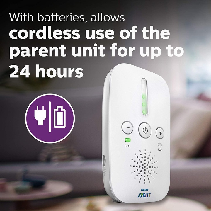Immagine prodotto Philips Avent Smart Eco Dect SCD501 (Audio del baby monitor, 300 m)
