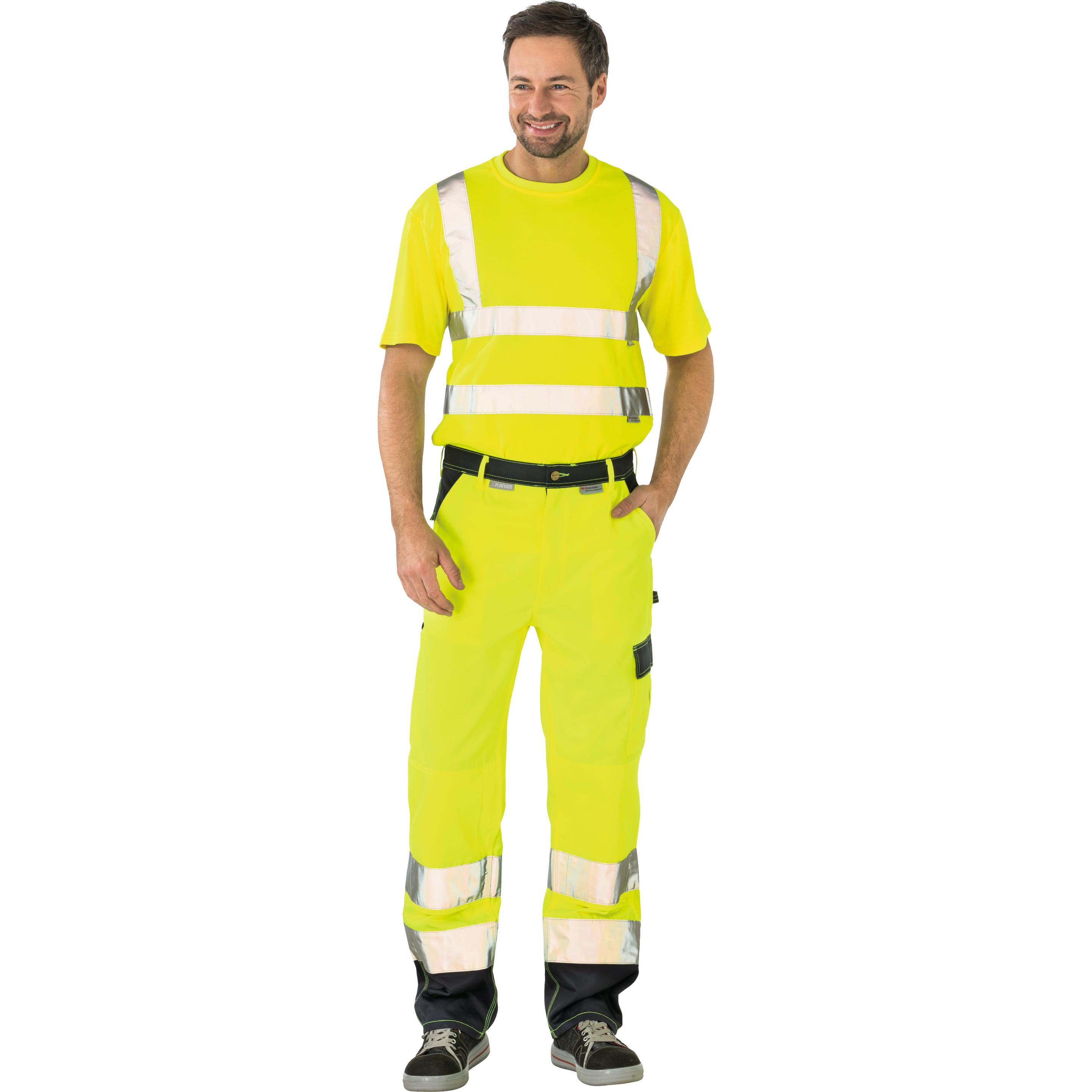 Planam, Arbeitshose, Warnschutzbundhose (46)