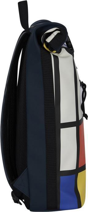 Actual product image New Rebels Mart Arts Mondriaan Rolltop Backpack