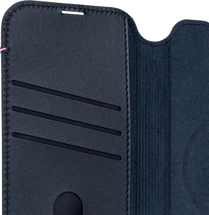Actual product image Decoded Leather Detachable Wallet Apple iPhone 17 Navy Shadow (Apple iPhone 17)