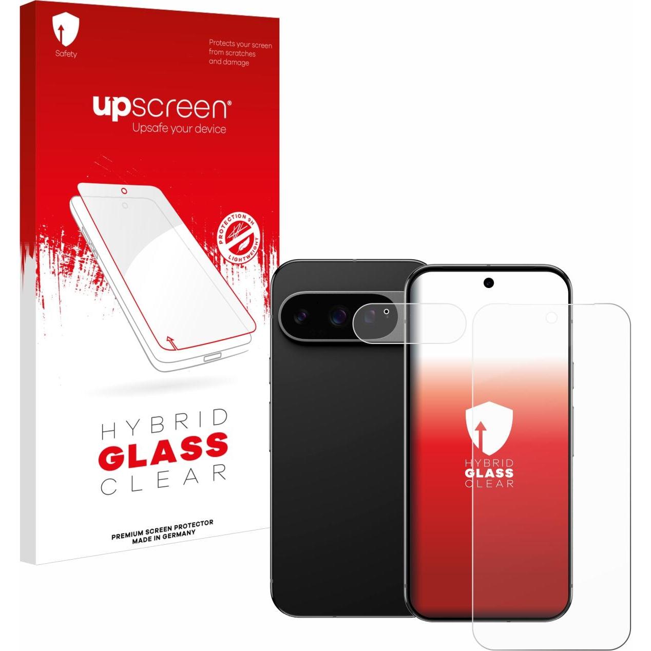 upscreen Schutzglas Schutzfolie Glas Folie Displayschutz klar (1 Stück, Google Pixel 9 Pro XL), Smartphone Schutzfolie, ...
