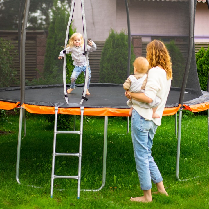 Actual product image Relaxdays Ladder For Trampoline