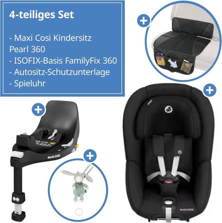 Actual product image Maxi-Cosi Reboarder Reboarder-Kindersitz Pearl 360 drehbar ab (Reboarder, ECE R129/i-Size Standard)