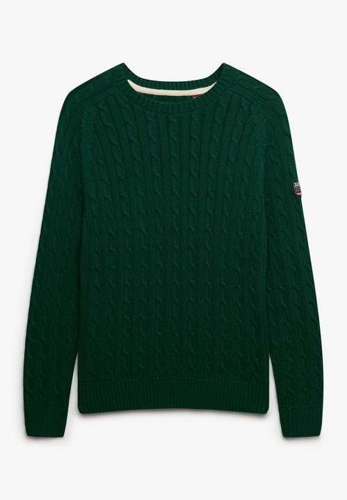 Image du produit Superdry Pull large en maille torsadée femme (S)
