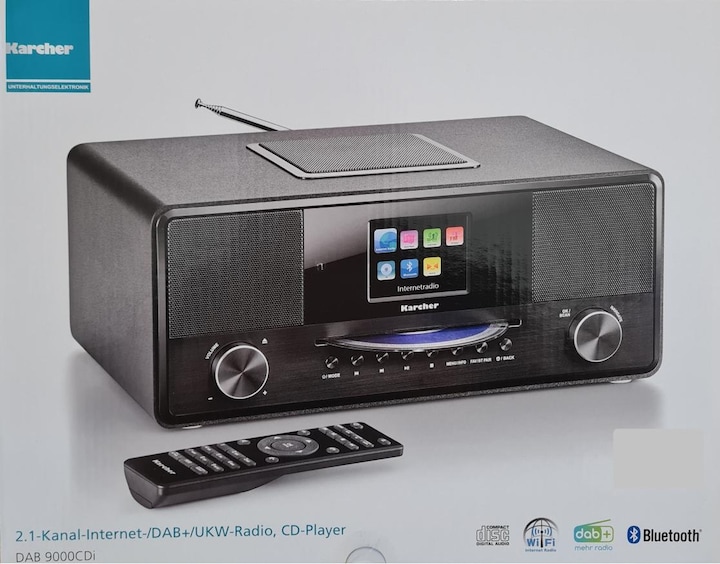 Produktbild Karcher DAB 9000CDI (Internetradio, DAB+, Bluetooth, WLAN)