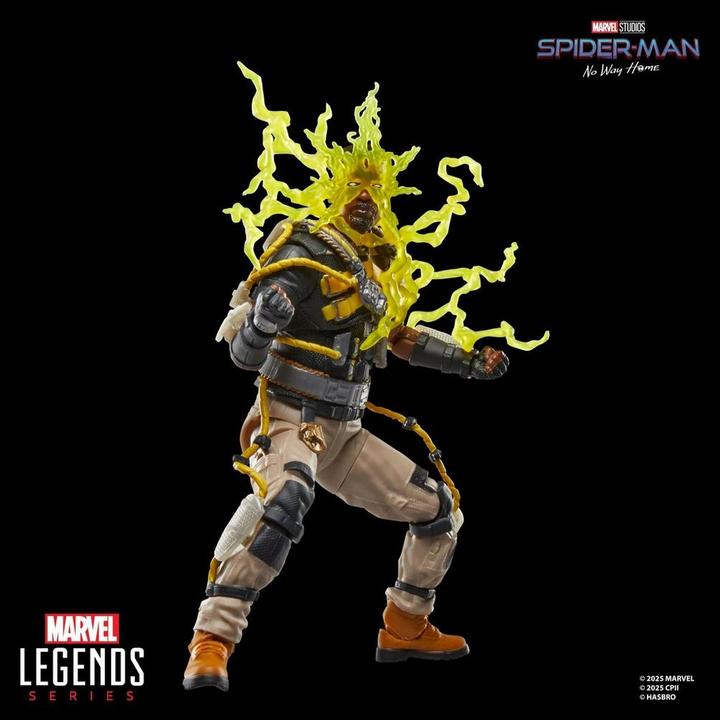 Actual product image Hasbro Marvel Legends Series Marvel’s Electro, Spider-Man: No Way Home Sammlerobjekt Action-Figur, 15 cm