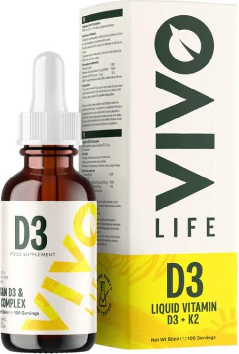 Vivo Complexe D3 & K2 végétalien (100 pièce(s), Liquide)