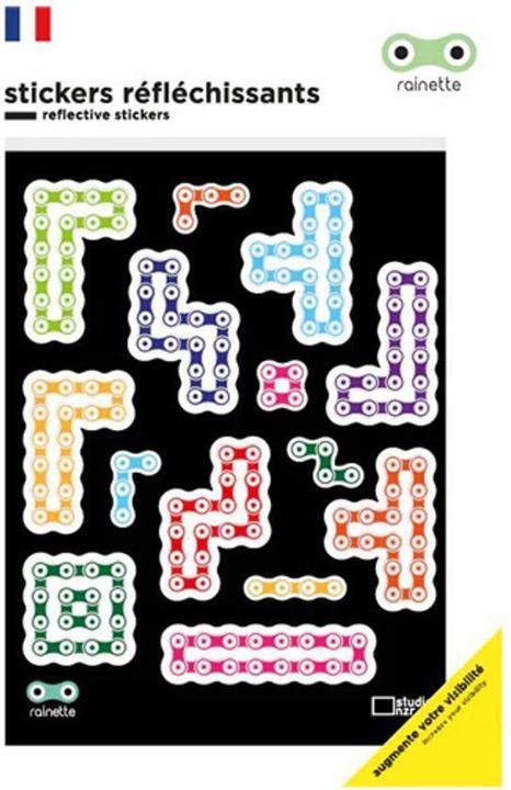 Rainette Reflective Stickers, Abstract Game