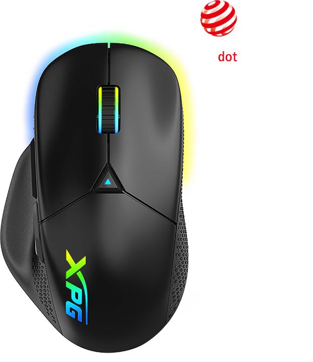 Produktbild Adata ALPHA-BKCWW mouse Right-hand RF Wireless + USB Type-C Optical 16000 DPI