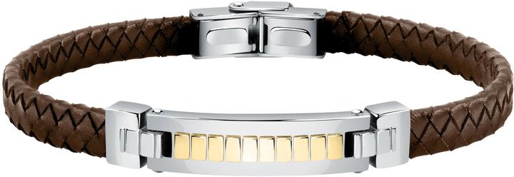 Produktbild Morellato Elegant leather bracelet with steel decoration Moody SQH34 (M)