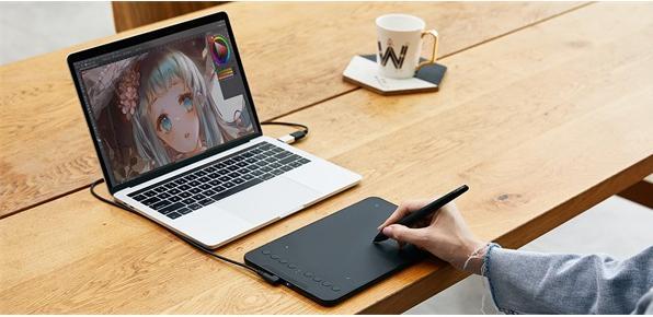 Actual product image XP-Pen Deco Mini 7 Wireless (7", 5080 lpi)