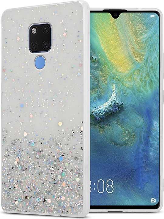 Actual product image Cadorabo Bumper TPU funkelnder Glitter (Mate 20)