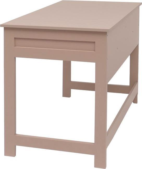 Produktbild Mendler Schreibtisch HWC-O36, 78x110x60cm Holz  helltaupe