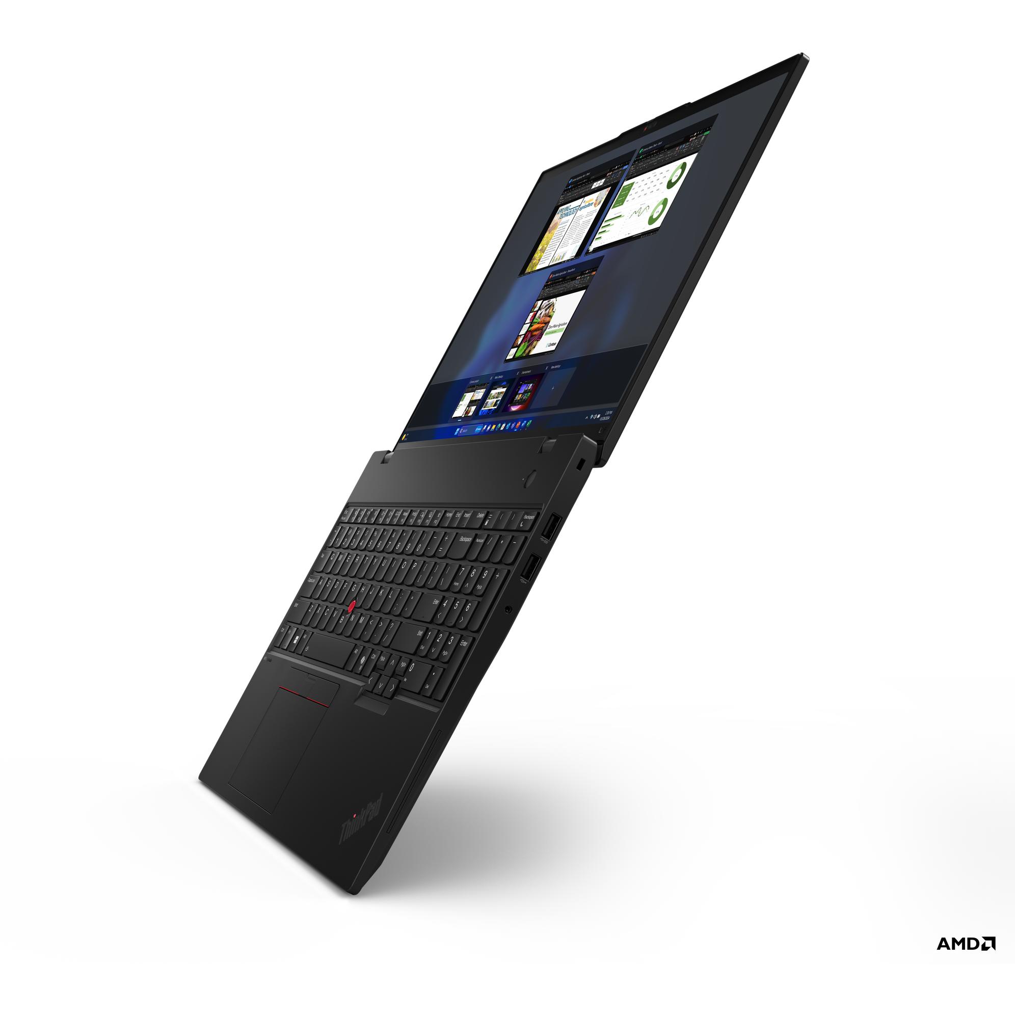 Thumbnail - Lenovo ThinkPad L16 Gen 1 (AMD) (16", AMD Ryzen 5 7535U, 32 GB, 1000 GB, DE), Notebook, Schwarz