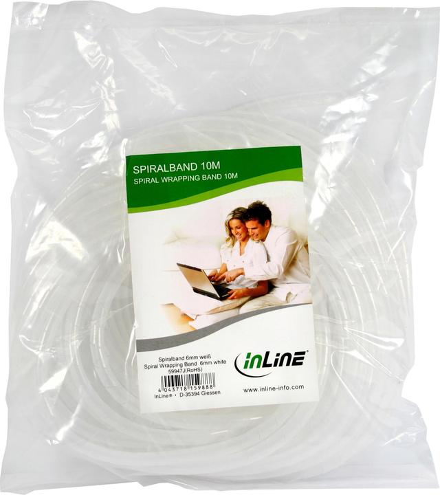 Produktbild InLine Spiralband 10m (Kabelspiralschlauch, 1000 cm)