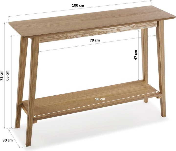 Actual product image Versa Agnes (100 x 30 x 72 cm)