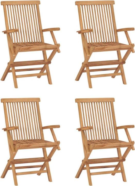 Produktbild vidaXL Garten-Essgruppe (110 x 110 x 75 cm)