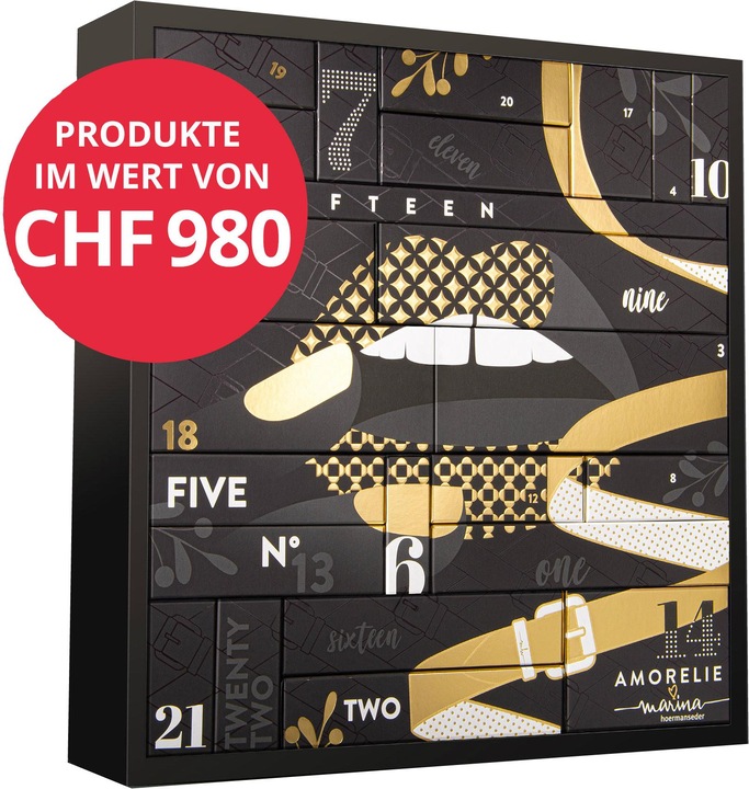 Actual product image Amorelie Advent Calendar Luxury 2019