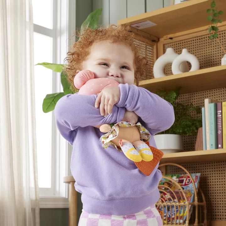 Immagine prodotto Fisher-Price Bambola coccolosa con anello di dentizione arcobaleno