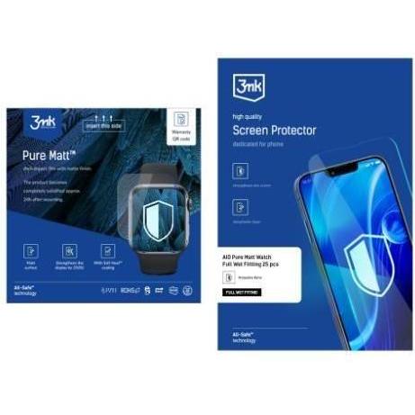 3MK Tablet All-In-One Pure Matt PRO mokry montaż 5 szt., Cellulare con tasti, Nero