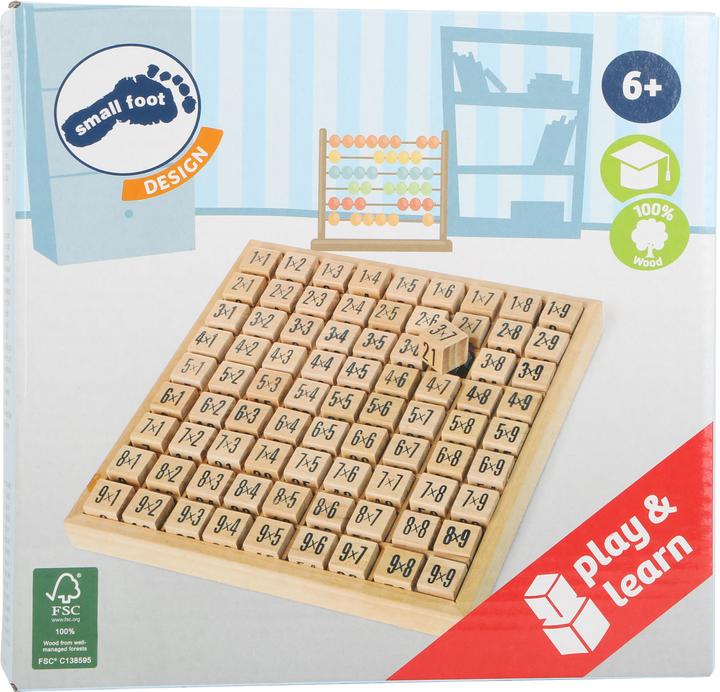 Actual product image small foot Abacus The small 1x1 (German, French, Swiss German, Italian, English)