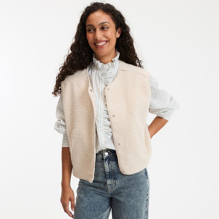 Produktbild La Redoute Collections Ärmellose Oversize-Weste aus Sherpa (XL, XXL)