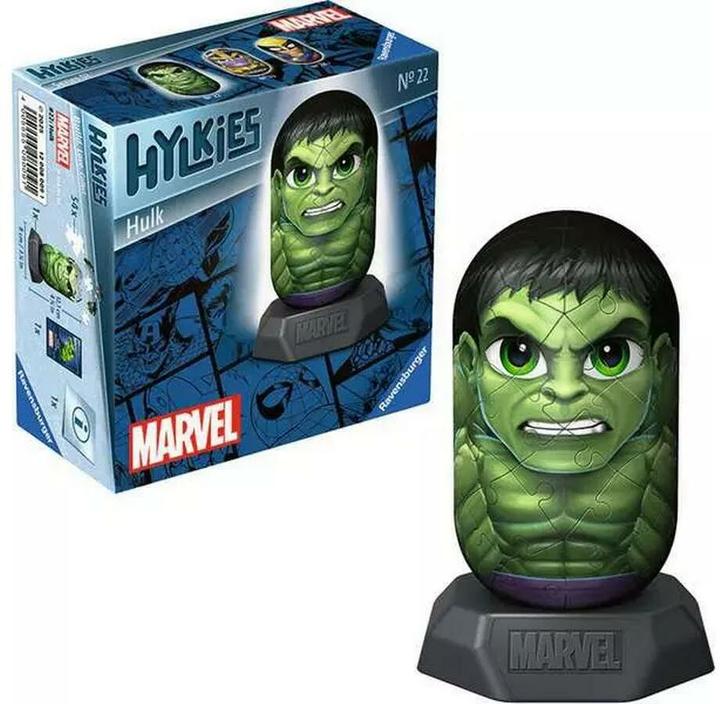 Produktbild Ravensburger Hylkies: Die neue Sammelfigurenreihe zum selbst zusammenbauen. Figur #22 - Hulk - Für (54 Teile)