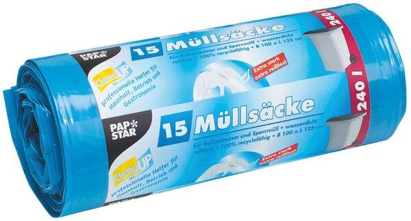 Immagine prodotto Papstar 12129 Sacchetto per rifiuti (e) (15 x, 240 l)