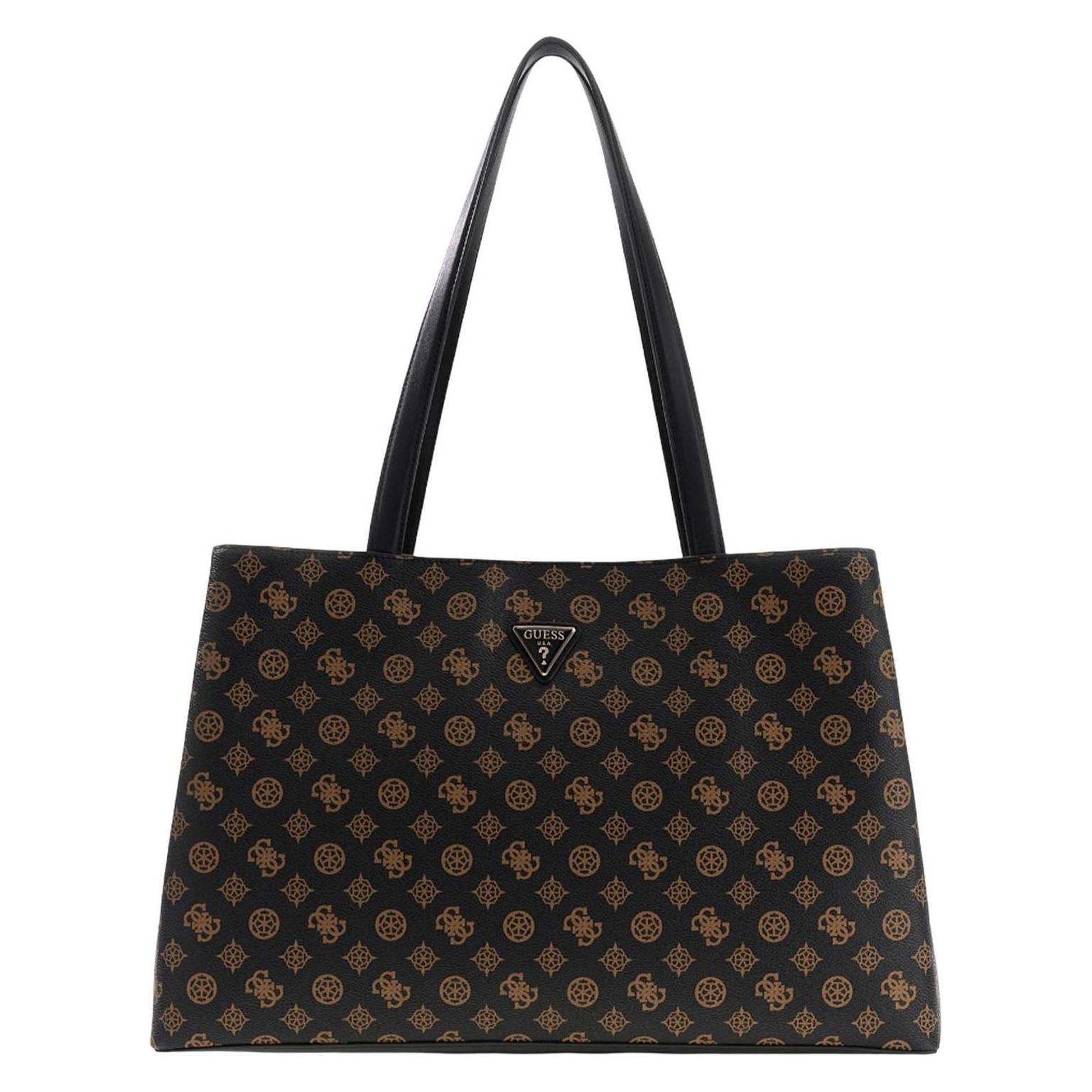 Guess, Damen, Handtasche, Wilder Travel Tri Compartment Tote, Braun
