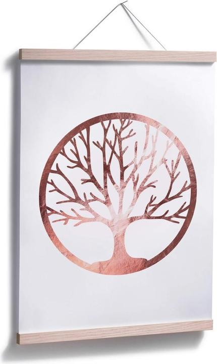 Produktbild Trenddeko Baum des Lebens - Roségold-Optik (30 x 40 cm)