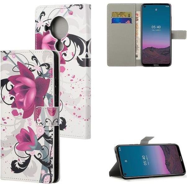 Thumbnail - MU Style Leder Bookcover Image Series (Nokia 5.4), Smartphone Hülle, Mehrfarbig