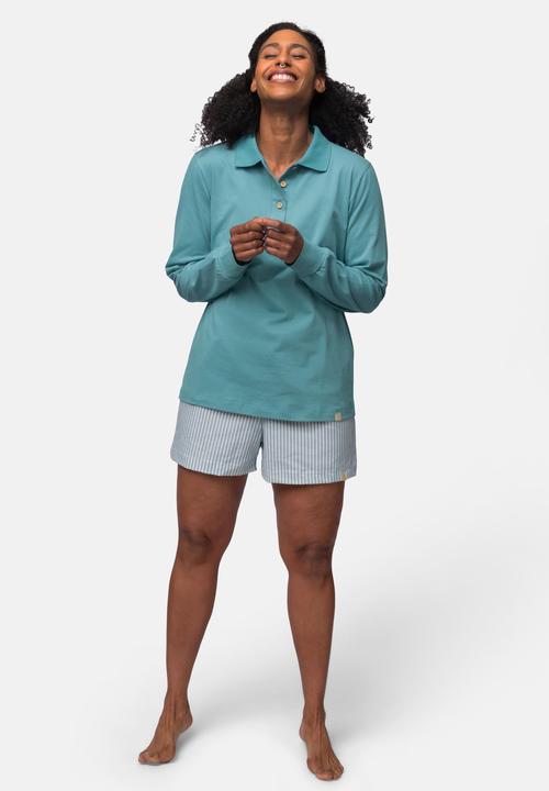 Immagine prodotto greenjama Camicia a maniche lunghe con collo a polo (40)