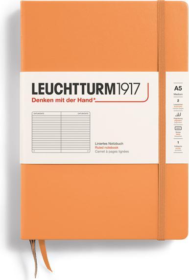 Produktbild Leuchtturm1917 Notizbuch Medium liniert (Liniert, Harter Einband)