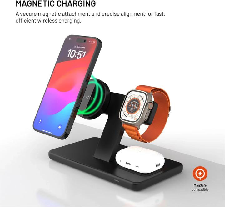 Actual product image Fixed MagPowerstation, czarny (30 W)