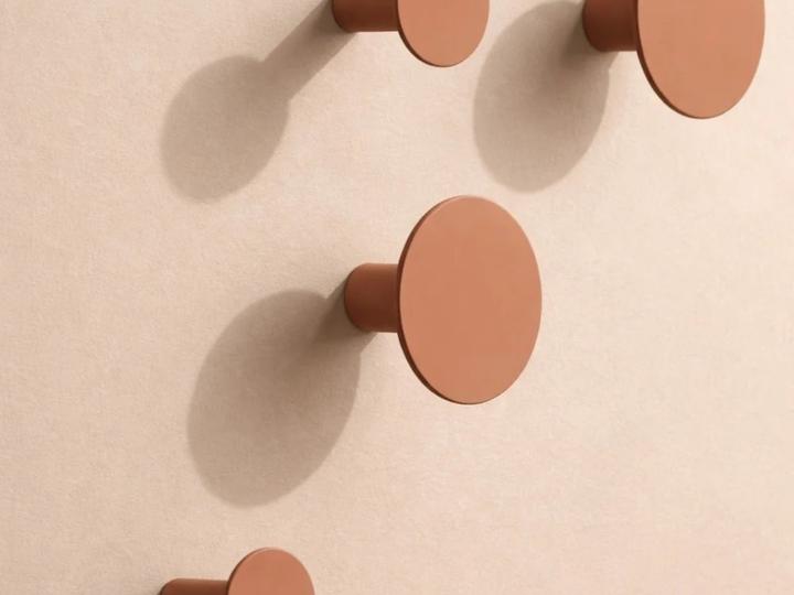 Produktbild Blomus PONTO Wandhaken mocha mousse Set 4tlg