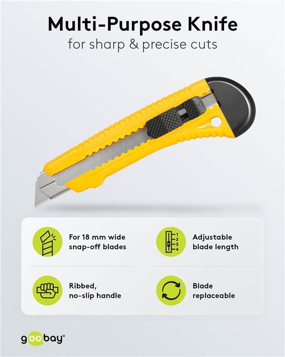 Actual product image Goobay Wentronic Multipurpose Knife 155x30mm (Cutters)