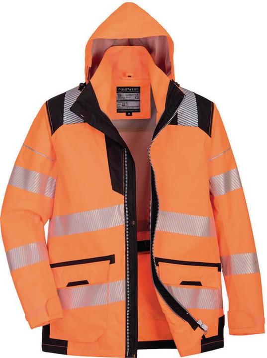 Portwest High visibility jacket 5-in-1 with 10 pockets orange XXL