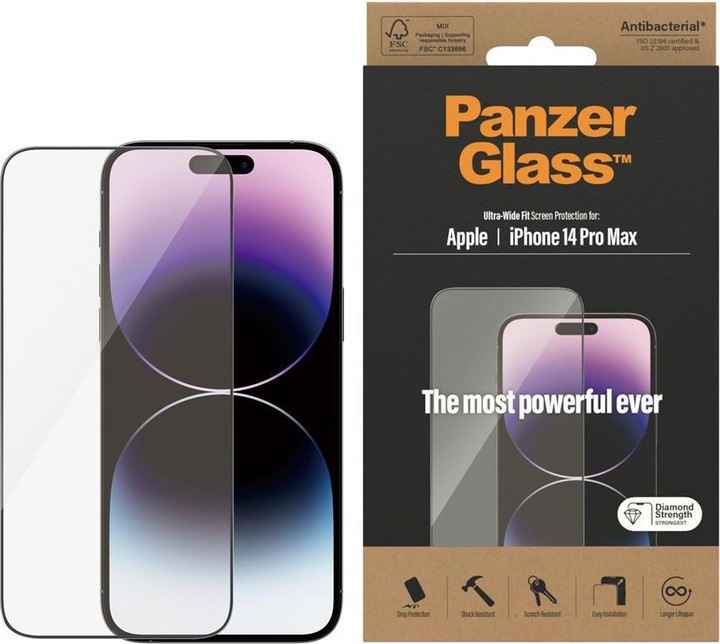 Actual product image PanzerGlass Ultra-Wide Fit Privacy (1 Piece, Apple iPhone 13)