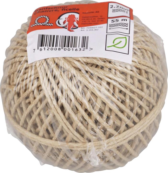 Actual product image Mamutec Hemp cord