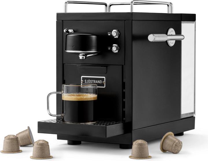 Sjöstrand Kapselmaschine The Original 2.0 Schwarz (NESPRESSO Vertuo)