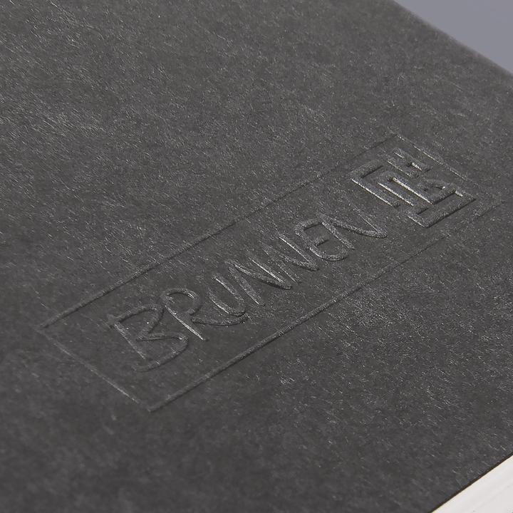 Actual product image Notebook FACT!plus DIN A6 blank black 96 sheets (A6, Plain)