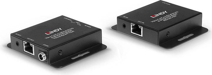 Actual product image Lindy HDMI & IR Extender with PoC & Loop Out (Video Switch)