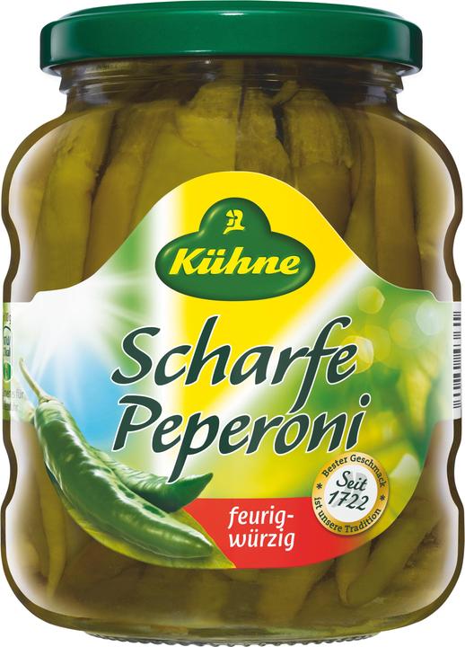Produktbild Kühne Scharfe Peperoni GLA (300 g)