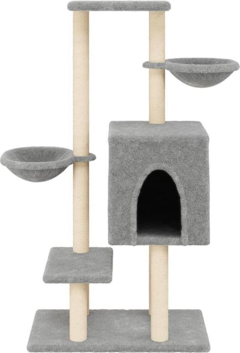 Produktbild vidaXL Kratzbaum (117 cm, Hellgrau)