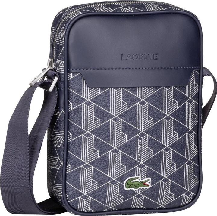 Actual product image Lacoste The Blend Vertical Monogram Camera Bag