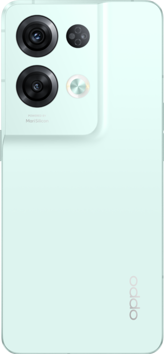 Actual product image OPPO Reno 8 Pro (256 GB, Glazed Green, 6.70", Dual SIM, 50 Mpx, 5G)